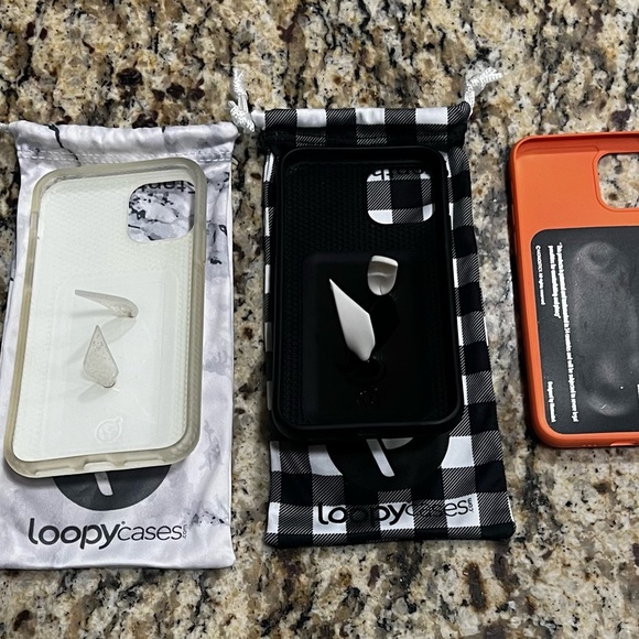 2 Loopy cases for iPhone 11 Pro and 1 Slim Grip case - Picture 2 of 2